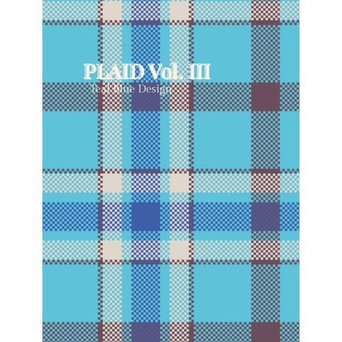 PLAID Vol. III — Teal Blue Design