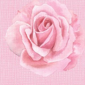 Version 1.0.0 Pretty Pink Rose on Faux Linen Design
