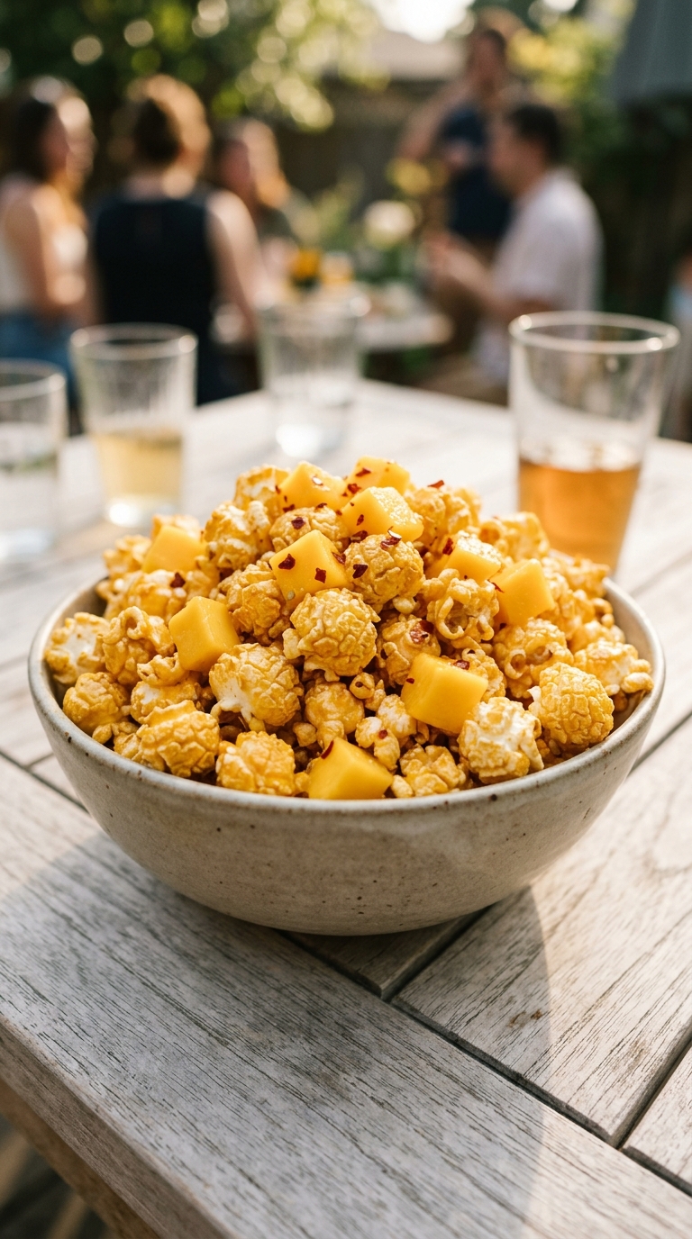 Sweet-Heat Mango Ghost Pepper Popcorn Recipe for Summer Parties