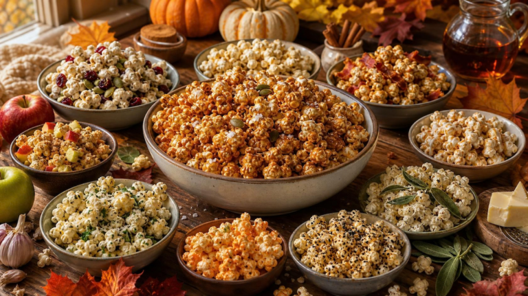 fall popcorn flavors